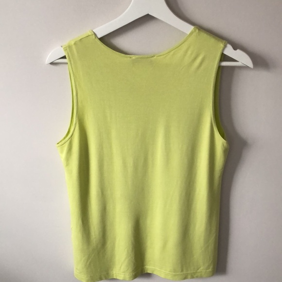 OlSEN WOOMEN’S TANK TOP , PLAIN SCOOP NECK,SLEEVELESS - Picture 4 of 8